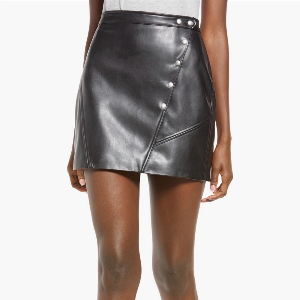 Blank NYC Leather Mini Skirt - Super Stylish!